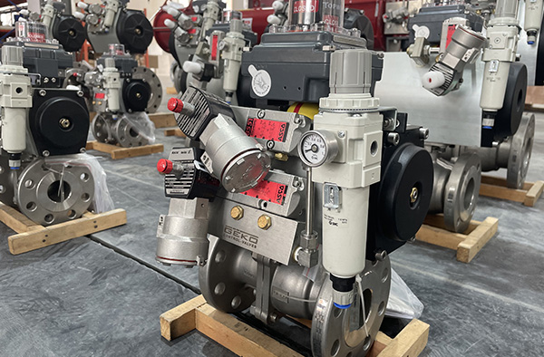 Geko suministró válvulas de bola neumáticas al proyecto de fibra de carbono de Guotai Dacheng