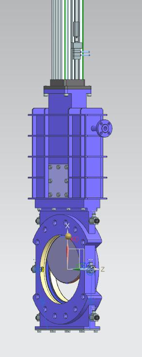 Válvulas de compuerta de cuchilla especiales para silos con orificio de ventilación, rascador y forma cónica