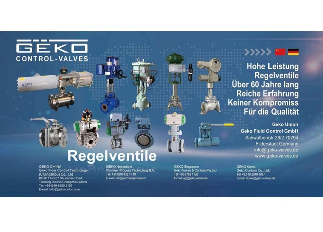 Mejora del rendimiento en unidades de compresión de gas con la válvula de globo con sello de fuelle de GEKO