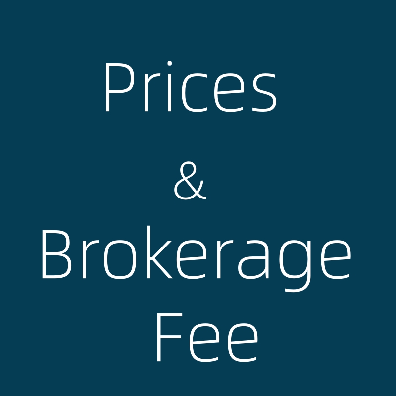 Precios / Comisión de intermediación