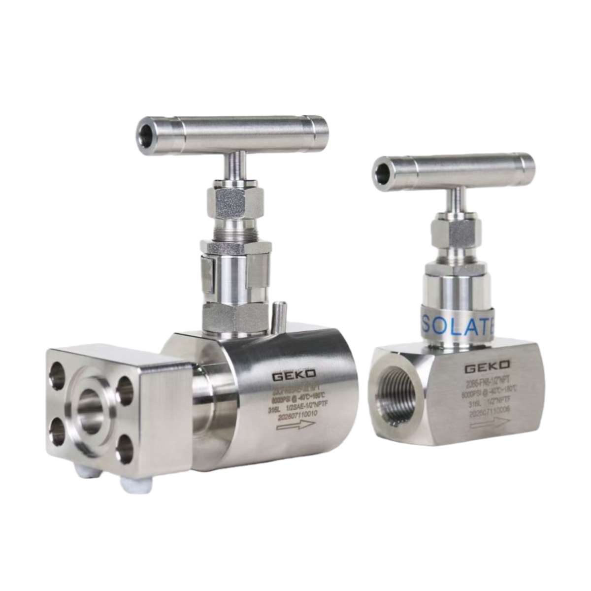 Needle valve for hydrogen High pressure